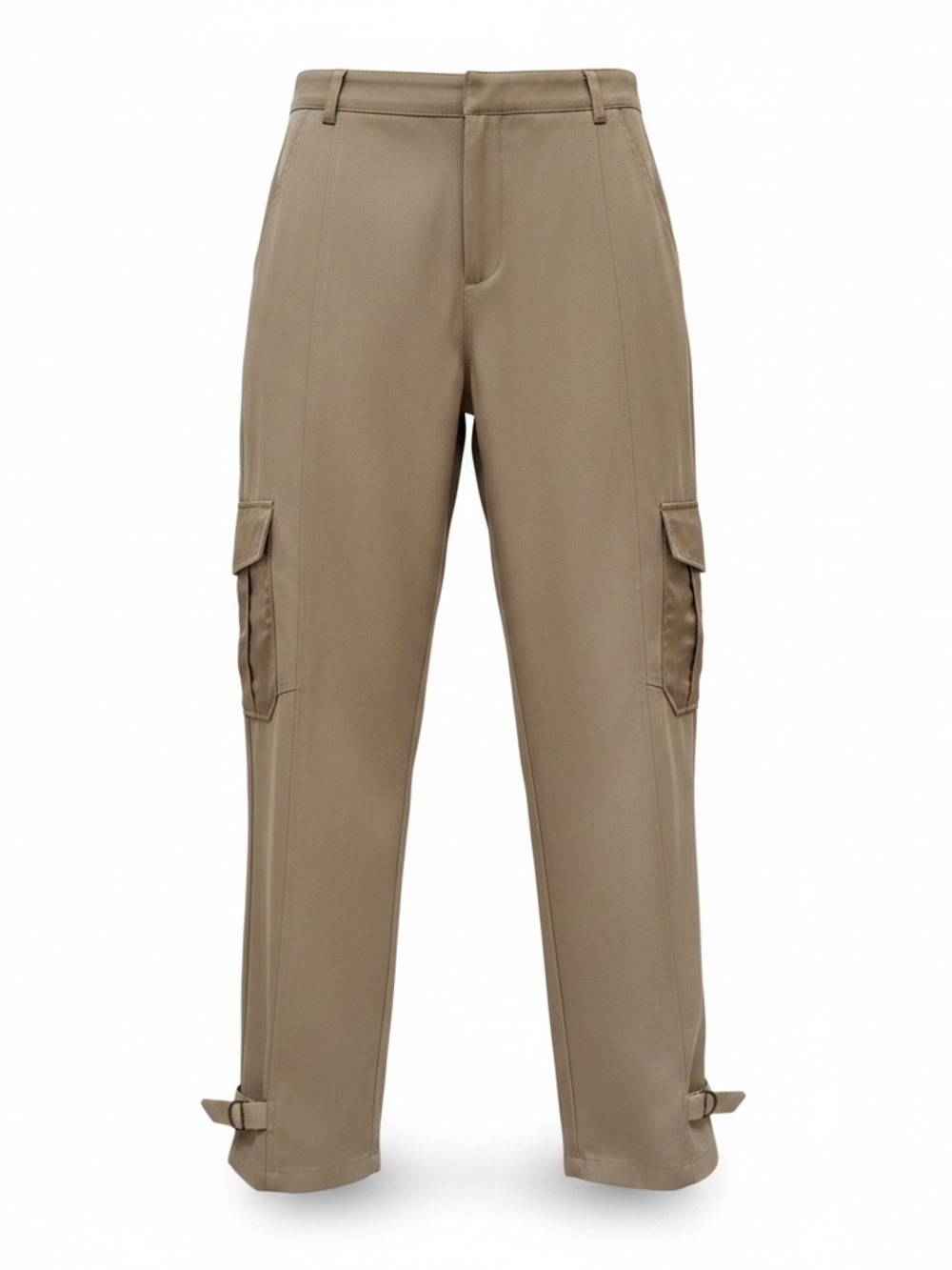 Heartloom Khaki Cargo Pants with Ankle Ties